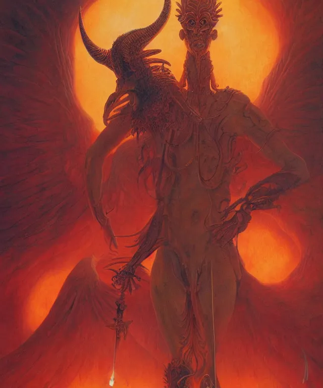 Prompt: horus, glowing fiery background, in the style of peter mohrbacher, wayne barlowe, gustav moreau, bussiere, roberto ferri, santiago caruso, luis ricardo falero, austin osman spare, colorful