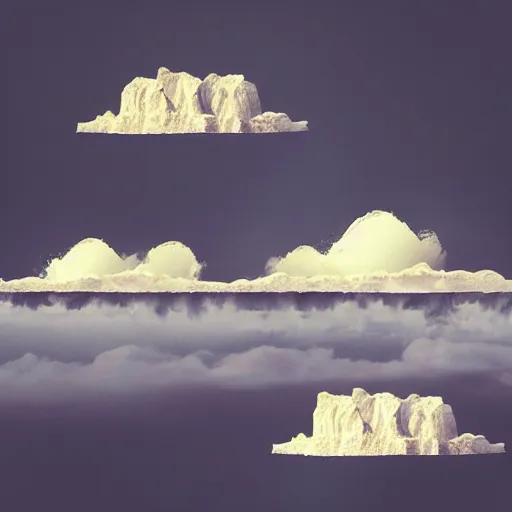 Image similar to “floating island in the sky, with a waterfalls, 4k image, award winning”