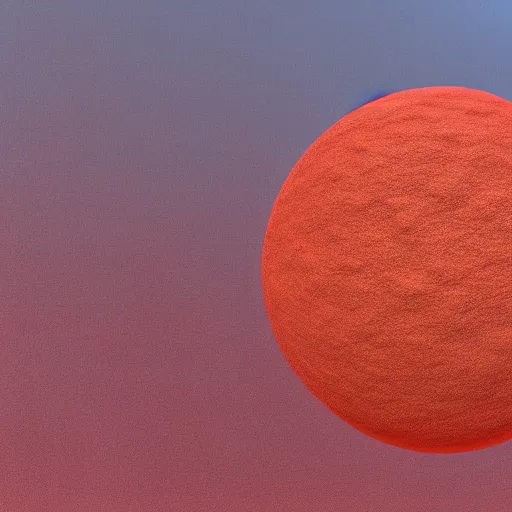 Image similar to a planet in shape of cube, filled with dark red oceans and yellow vegetation, render, blender, 3d, ultra detailed