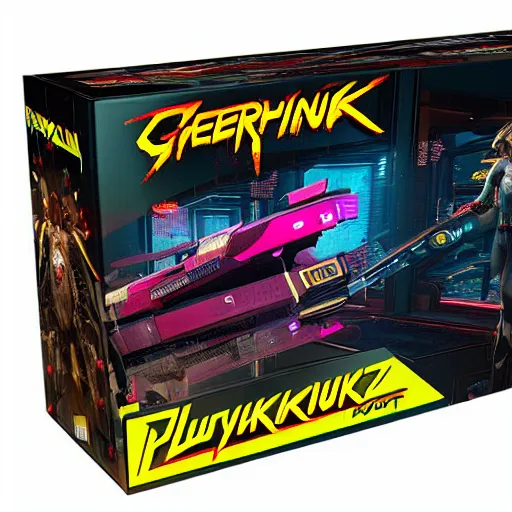 Prompt: Cyberpunk 2077 playset