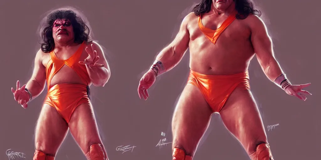 Image similar to a 1 9 8 0 s wrestler, character design, highly detailed, digital painting, artstation, concept art, matte, sharp focus, illustration, art by artgerm and greg rutkowski and alphonse mucha