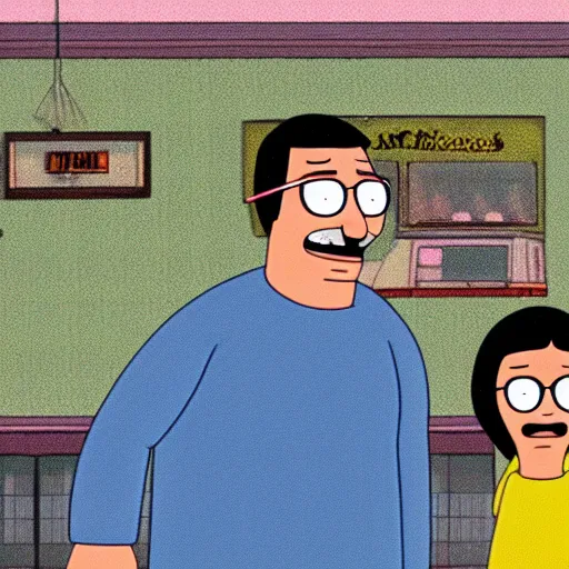 Prompt: bobs burgers in real life