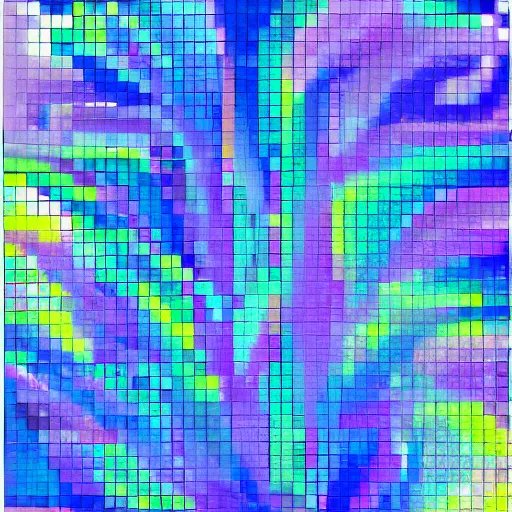 Prompt: Artwork made with Microsoft Excel