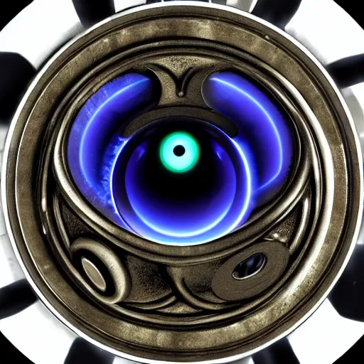 Image similar to eye of mechanical god