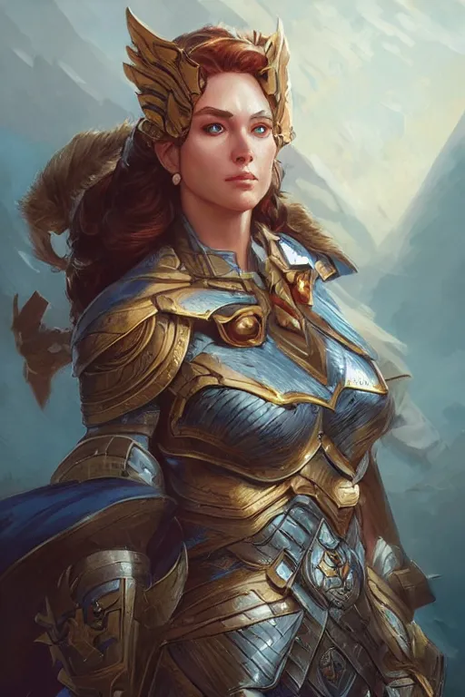 Image similar to amazon valkyrie athena, d & d, fantasy, portrait, highly detailed, headshot, digital painting, trending on artstation, concept art, sharp focus, illustration, art by artgerm and greg rutkowski and magali villeneuve