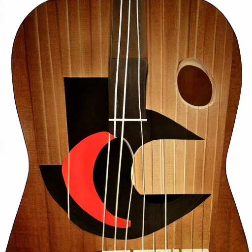 Prompt: cubism guitar