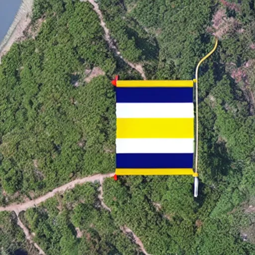 Image similar to flag of Liberland
