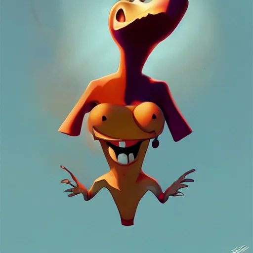 Image similar to face icon stylized minimalist courage the cowardly dog, loftis, cory behance hd by jesper ejsing, by rhads, makoto shinkai and lois van baarle, ilya kuvshinov, rossdraws global illumination