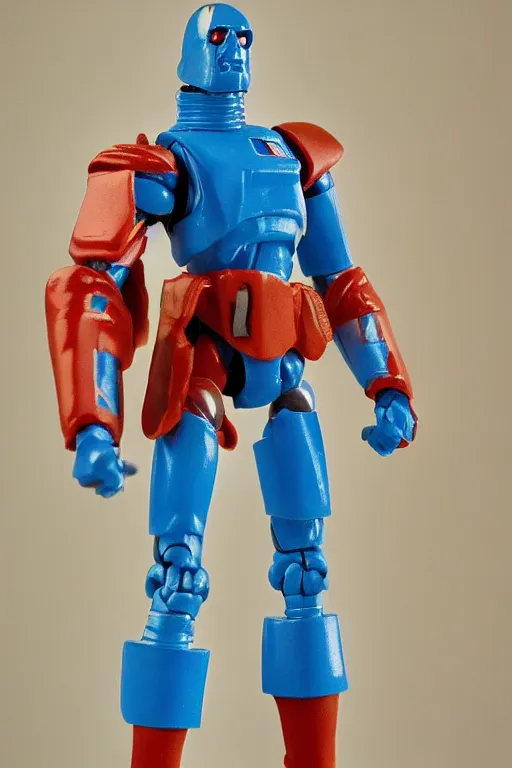 Image similar to 1 9 8 6 kenner action figure, 5 points of articulation, heroic human proportions, sci fi, 8 k resolution, high detail, front view, t - pose, space, star, he - man, gi joe, he man, warhammer 4 0 0 0