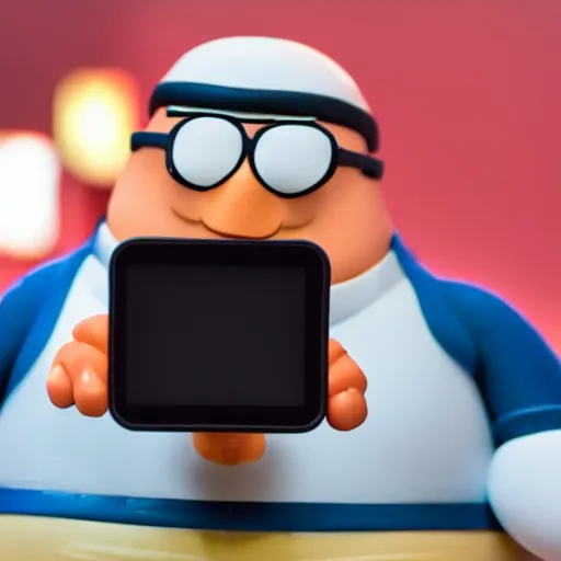 Prompt: closeup dslr photo of peter griffin,