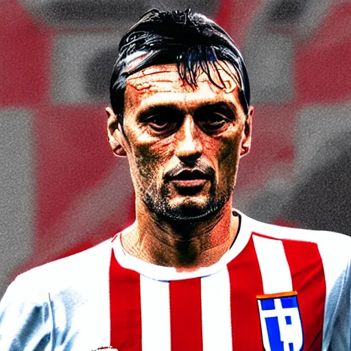 Image similar to paolo maldini italia, digital art