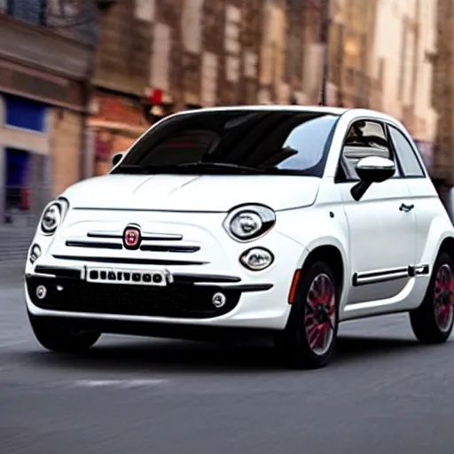 Image similar to fiat 5 0 0 cybertruck