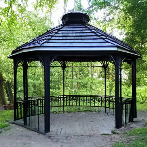 Prompt: gazebo demon