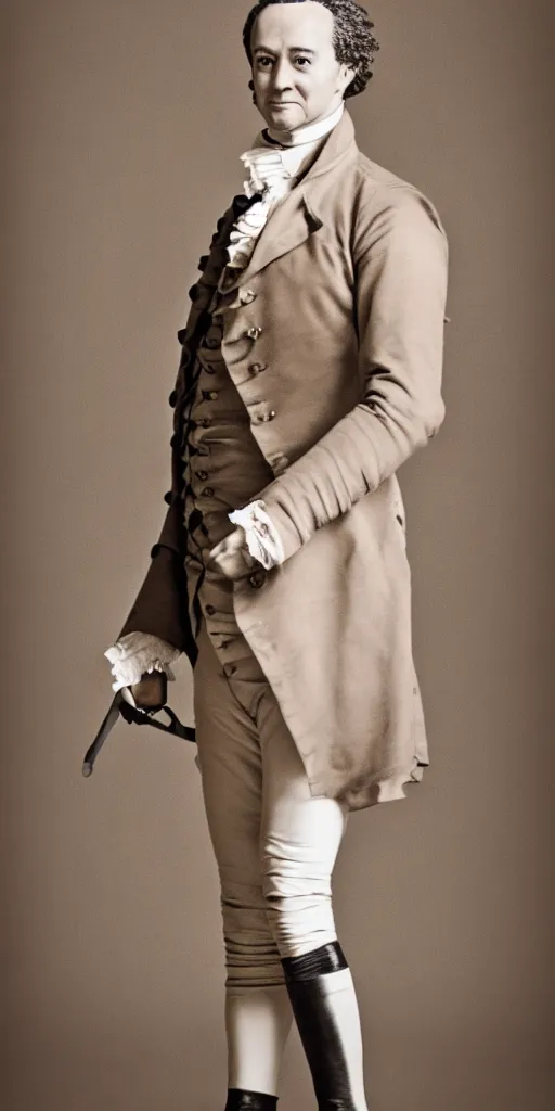 Image similar to Portrait of Alexander Hamilton, Sigma 35mm f/1.4 with studio lighting