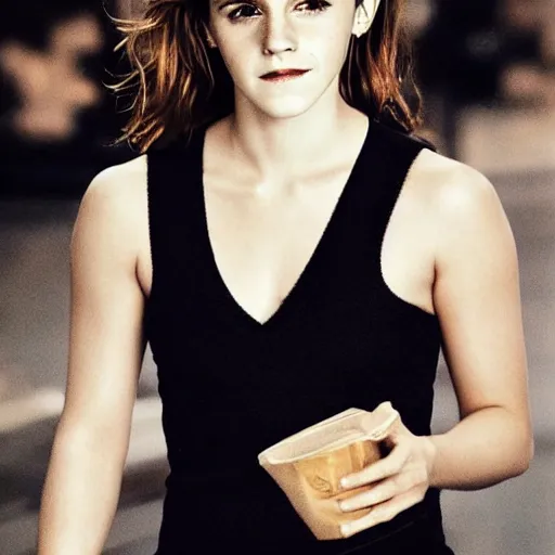 Prompt: emma watson in speed