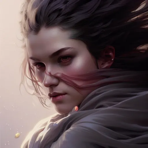 Prompt: Anne Marie , colorful painting on grey scale face, powerful , magic, thunders, dramatic lighting, intricate, wild, highly detailed, digital painting, artstation, concept art, smooth, sharp focus, illustration, art by artgerm and greg rutkowski and alphonse mucha, footage