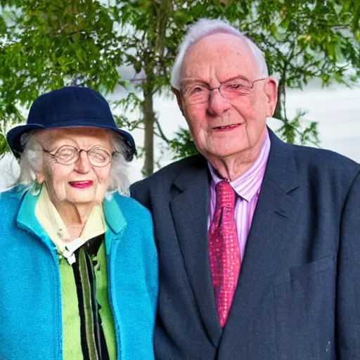 Prompt: photo of elsie shrigley and donald watson