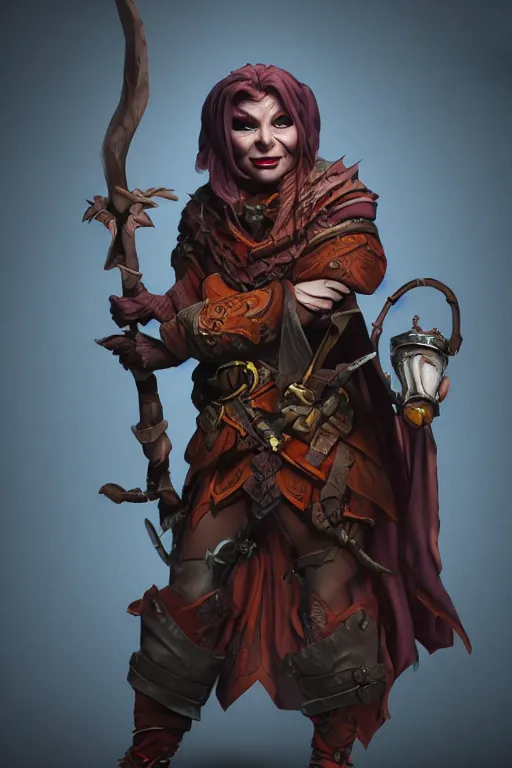 Image similar to a female DND hobgoblin, high resolution film still, 8k, HDR colors, cosplay, studio lighting