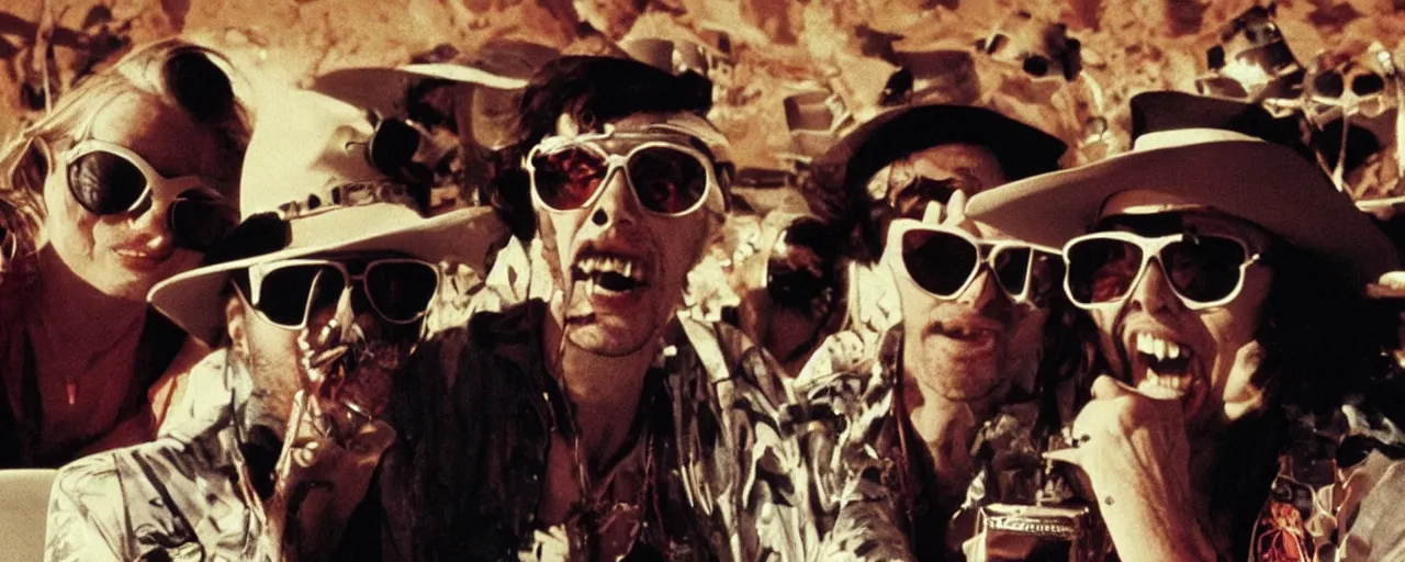 Image similar to fear and loathing in mars vegas