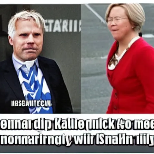 Prompt: a funny meme about norwegian politics