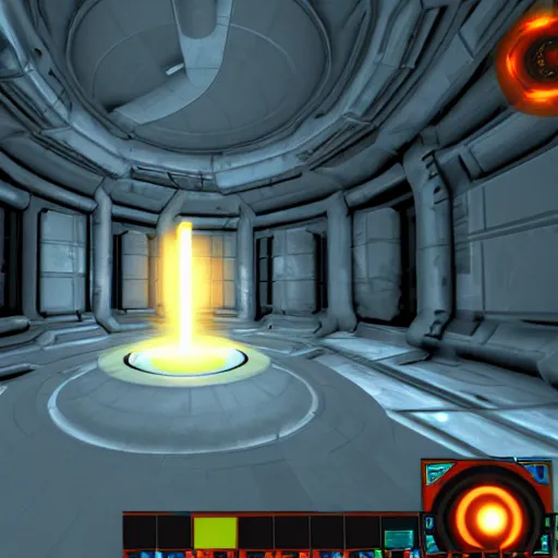 Prompt: portal 3, ingame screenshot, source 2