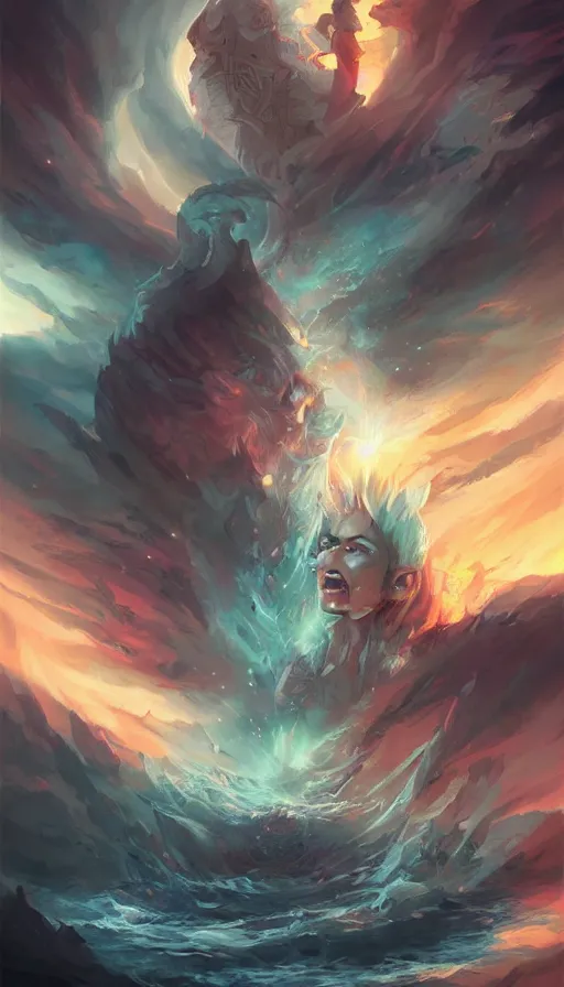 Image similar to the end of the world, by ross tran