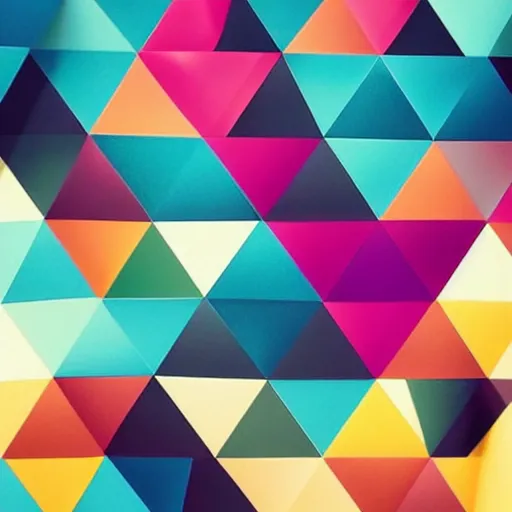 Image similar to geometric colorful smooth shapes rendered as a fashion photo