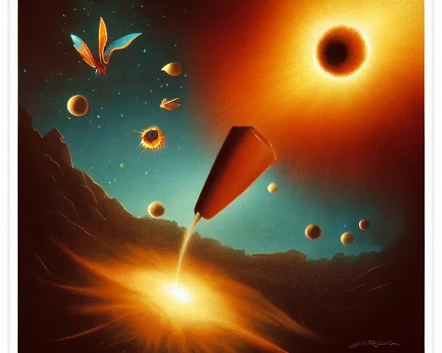 Image similar to universe life significance, a closeup simple vector pop surrealism, by ( leonardo da vinci ) and greg rutkowski and rafal olbinski ross tran airbrush