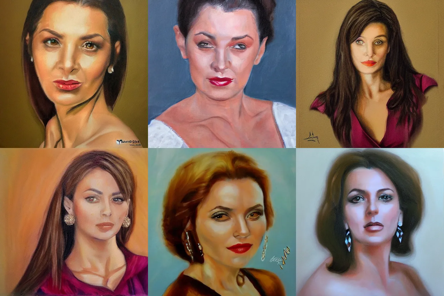 Prompt: Portrait of Bulgarian actress Vesela Babinova, photorealistic