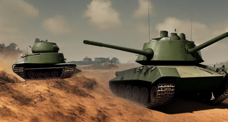 Prompt: a screenshot of a tankette in the game war thunder, vehicle profile, ( ( ( ( ( ( world of tanks ) ) ) ) ) ), 4 k, high quality, great graphics
