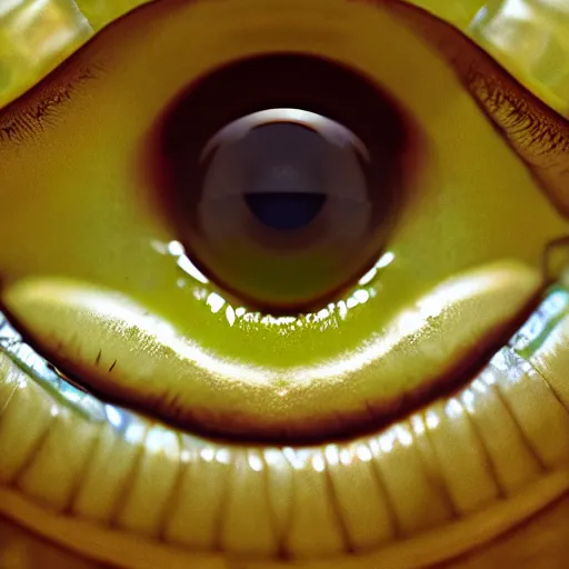 Prompt: human eye inside mouth, extreme closeup, macro shot, hyperrealistic, extreme detail, ray tracing, octane render