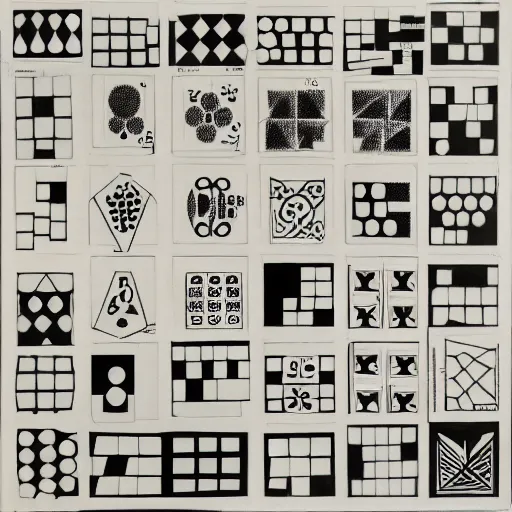 Image similar to dice game, white background, black and white, woodcut, beardsley, aubrey, crepax, guido, moholy - nagy, laszlo, bauhaus, walter gropius, josef albers, oskar schlemmer