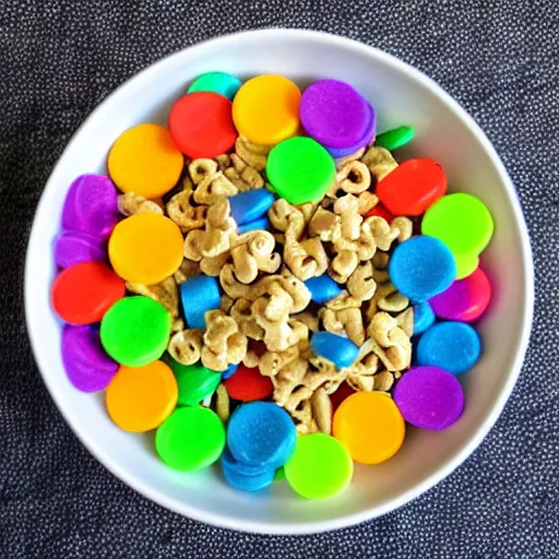 Image similar to rainbow lucky charms cereal