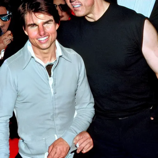 Prompt: tom cruise with black eye