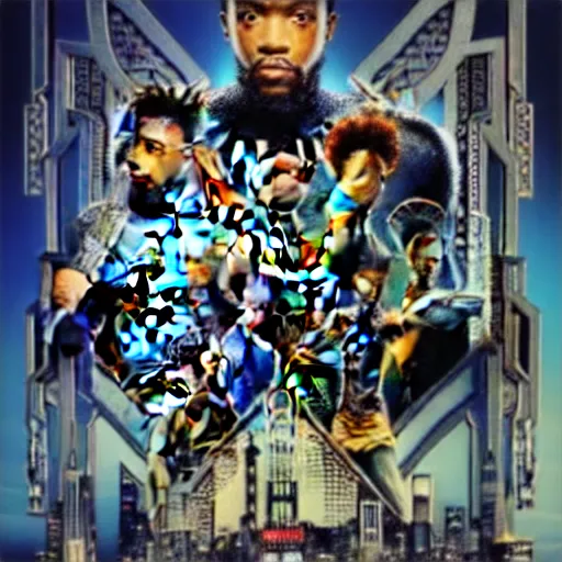 Image similar to black panther art anatomically correct 8 k