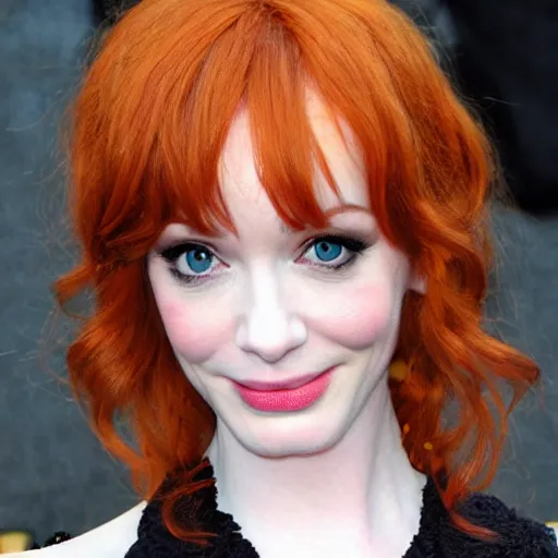 Image similar to Christina Hendricks with anime style, bath,