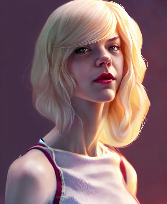 Prompt: gwen stacy female spiderman, pure white, au naturel, hyper detailed, digital art, radiant highlight, trending in artstation, cinematic lighting, studio quality, smooth render, unreal engine 5 rendered, octane rendered, art style by klimt and nixeu and ian sprigger and wlop and krenz cushart.