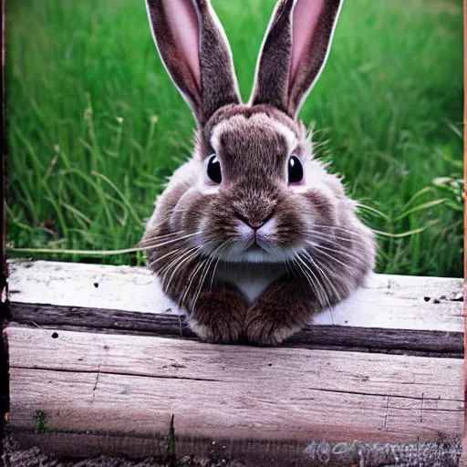 Image similar to a bunny - cat - hybrid, animal photography