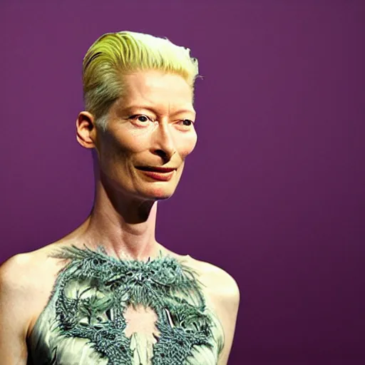 Image similar to Tilda Swinton, Kerrigan queen of blades, Pixar