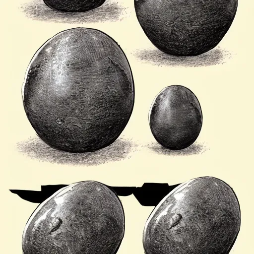 Prompt: alien eggs hatching concept art