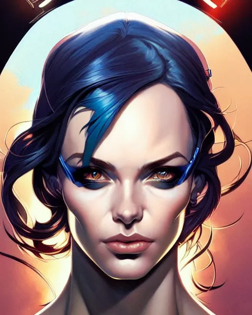 Prompt: artgerm, joshua middleton and sandra chevrier comic cover art, headshot male lizard person, symmetrical eyes, scales, beautiful, rim lighting, vivid colors