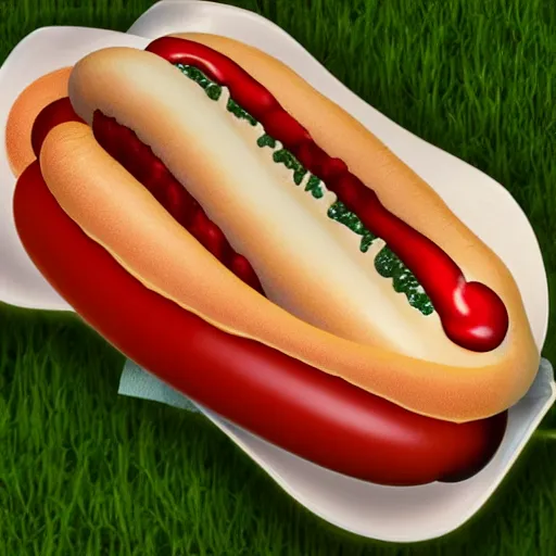 Image similar to hotdog milk