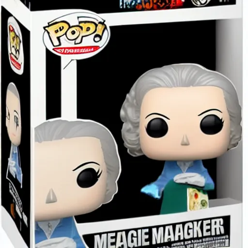 Image similar to funko pop margaret thatcher