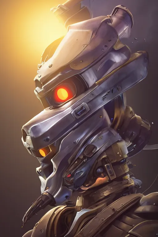 Image similar to epic mask helmet robot ninja portrait stylized as fornite style game design fanart by concept artist gervasio canda, behance hd by jesper ejsing, by rhads, makoto shinkai and lois van baarle, ilya kuvshinov, rossdraws global illumination radiating a glowing aura global illumination ray tracing hdr render in unreal engine 5