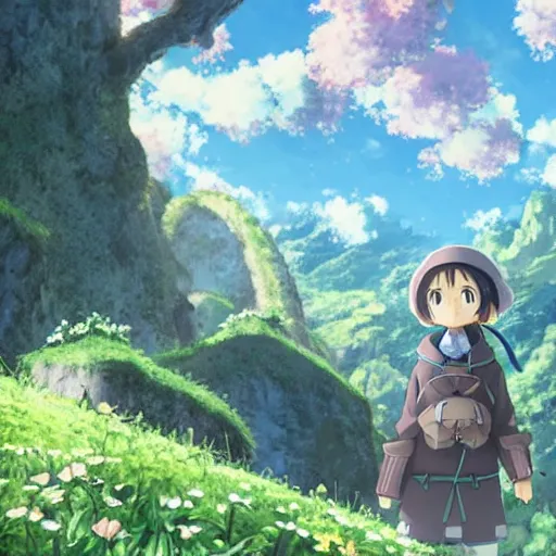 Image similar to Natsuki Subaru in Made in Abyss