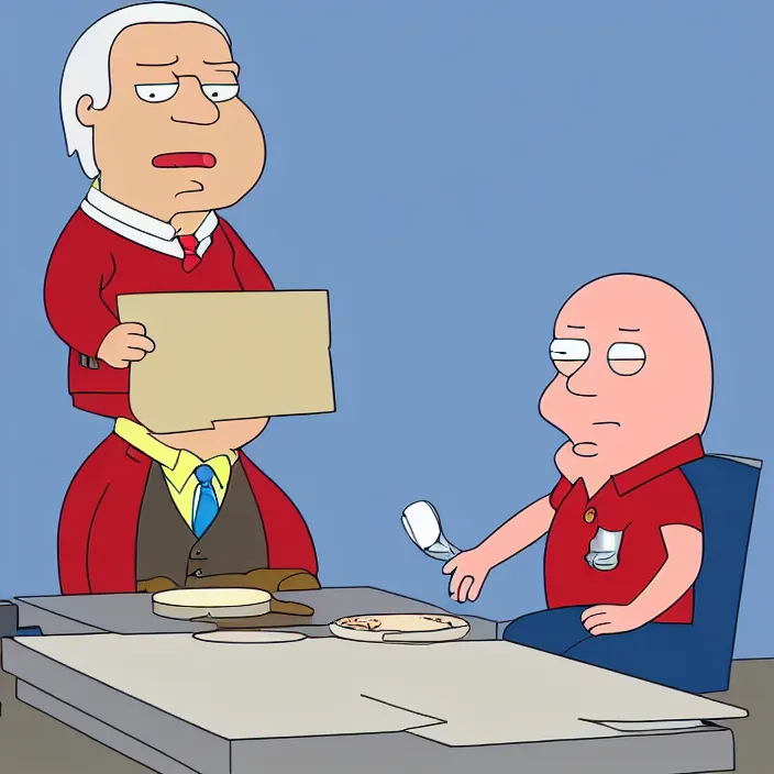 Image similar to joe biden in the tv show family guy