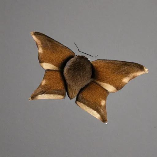 Image similar to a moth shaped like a human, photograph, anthropomorphic
