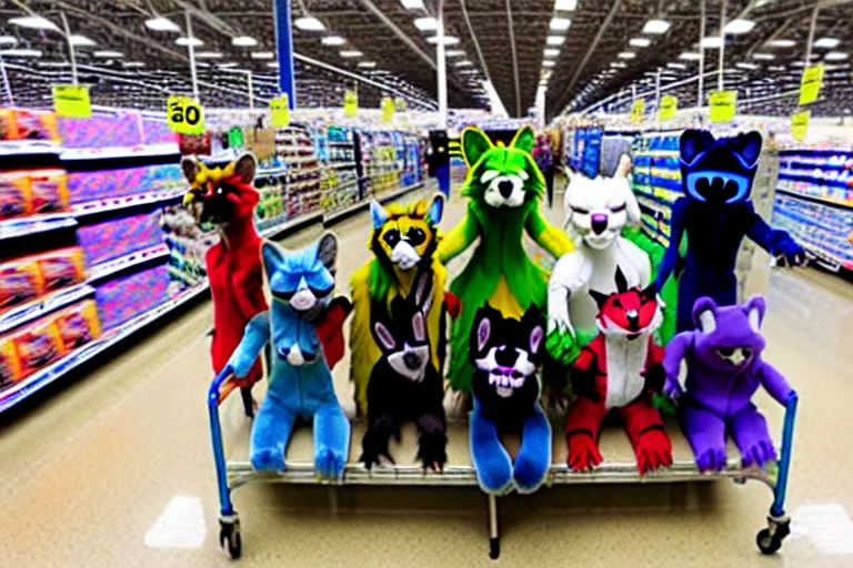 Image similar to photo of fursuits for sale at walmart