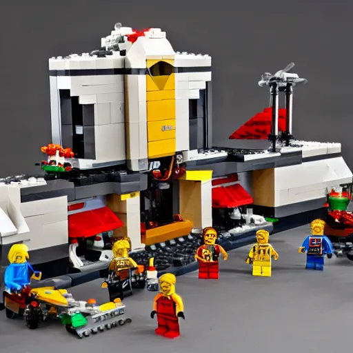 Prompt: lego mars mission set