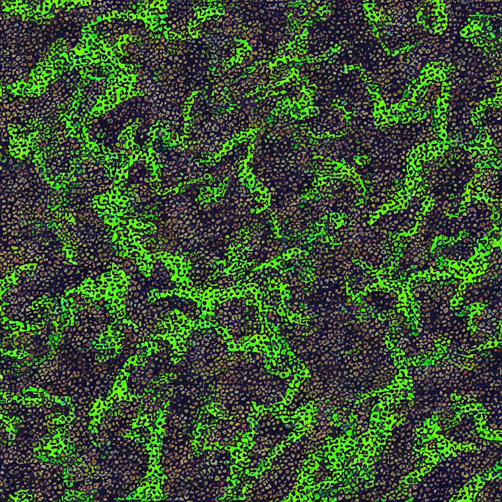 Prompt: shape of toads, camouflage pattern, camo made of frogs, minimal, abstract, acrylic, oil, clay, stipples, stippling, glitch, datamosh, data, cybernetic, splotches, painting, dark, eerie